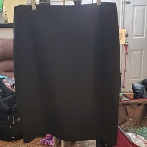 Black Pencil Skirt - 16